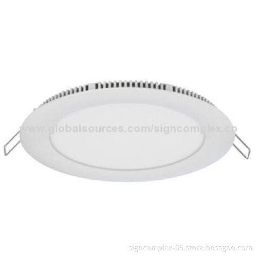 8W LED Round Panel Light, Can Perfectly Replace Traditional Downlight, Using Light Guide PlateNew